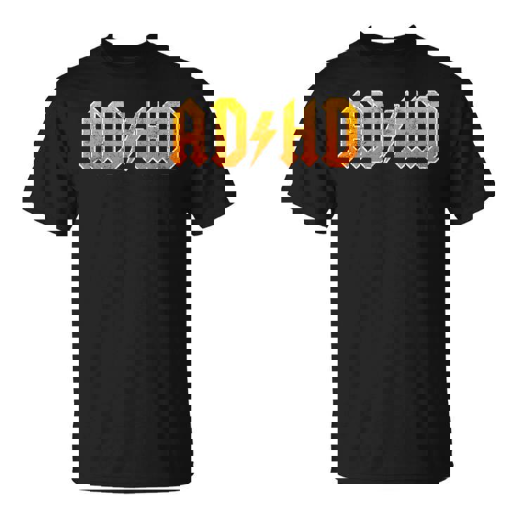 Adhd ロッカーtシャツ メンズ レディース キッズ Tシャツ