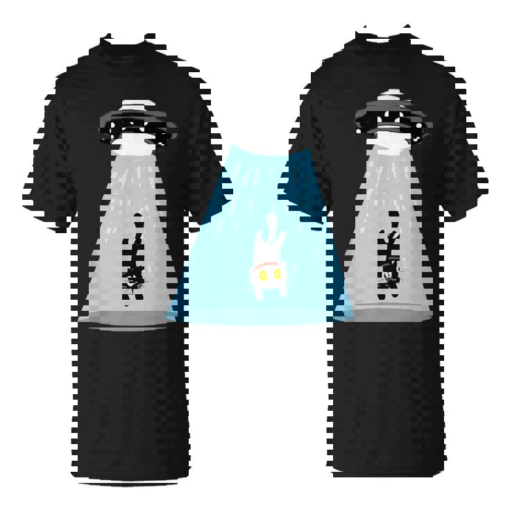Alien Cat Abduction Ufo Cat Alien Abduction Tシャツ