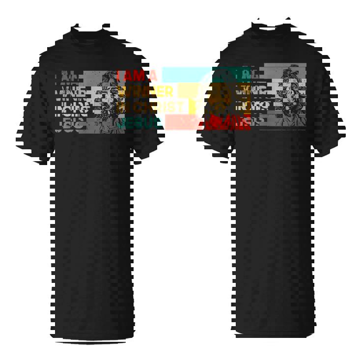 I Am A Winner In Jesus Krist God Faith Jesus Tシャツ