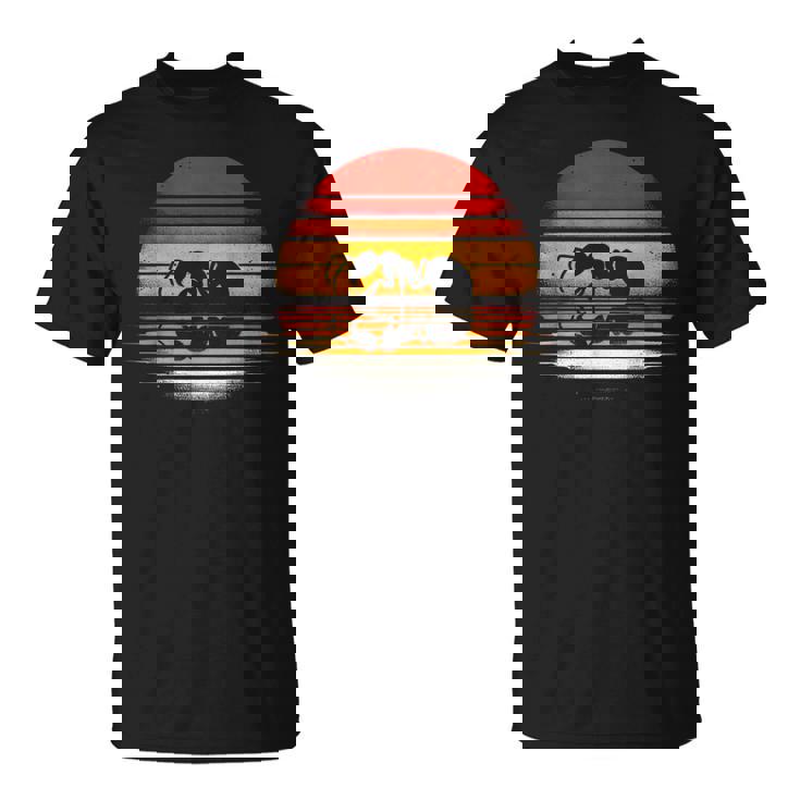 Antunset レトロスタイル サファリ ヴィンテージ 70年代の昆虫 Tシャツ