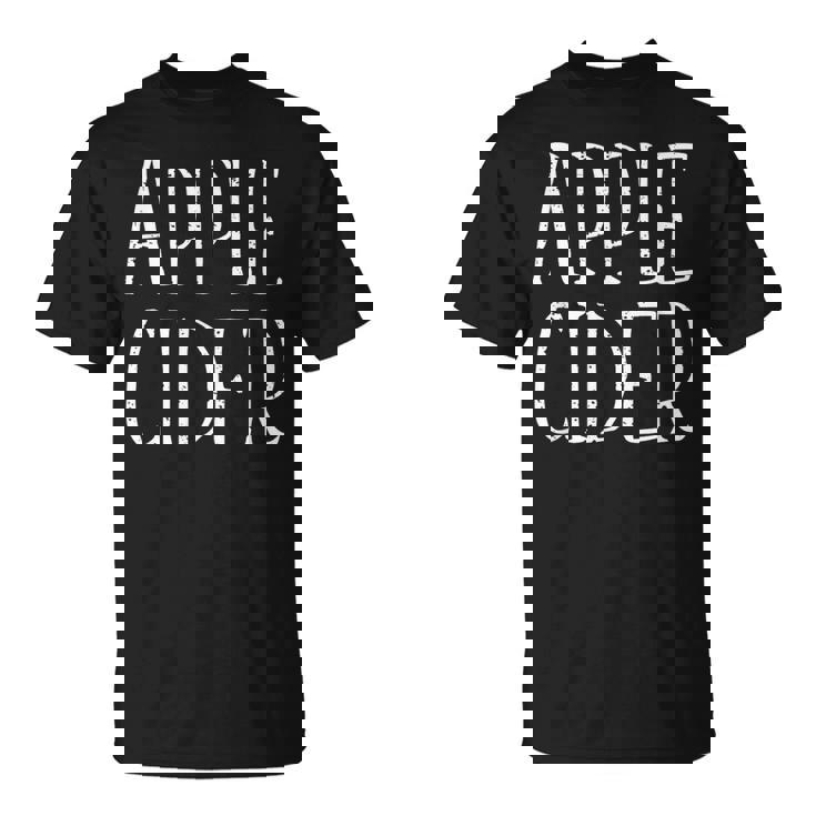 Apple Cider デザイン メンズ レディース 面白い アップルサイダー Tシャツ