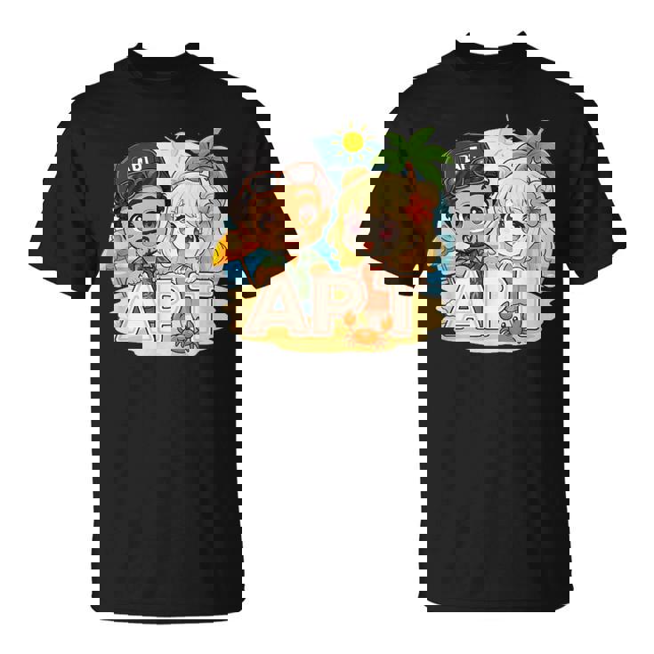 Apt Buddiesummeribes – ビーチサイドファンアドベンチャー Tシャツ