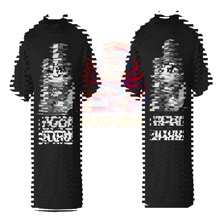 I Axo Love 3Rd Grade Axolotl 新学期読書 Tシャツ