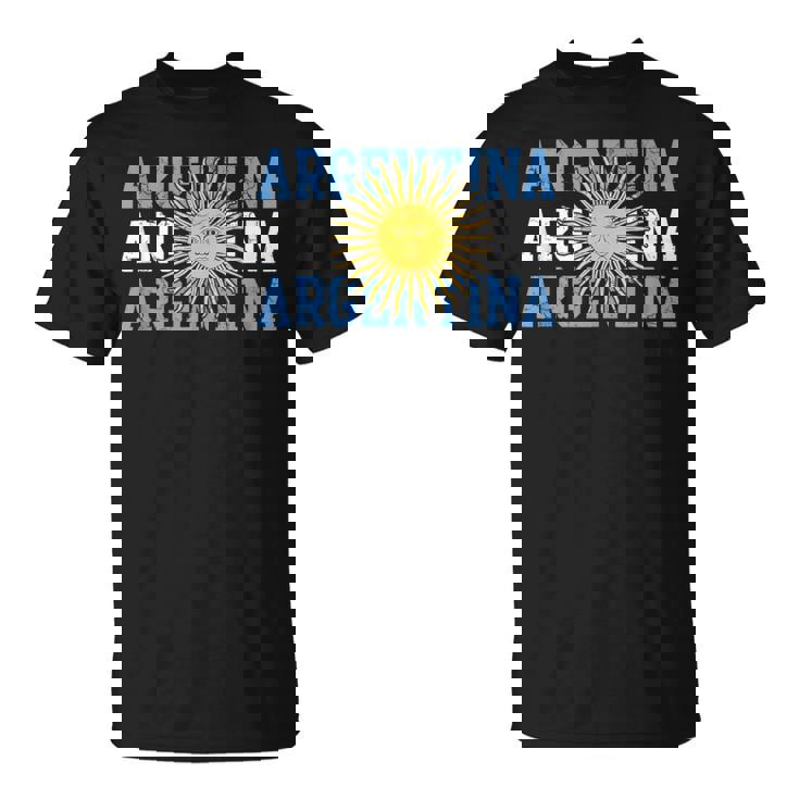Bandera Patriótica Argentina Inspirada En Elol In Mangas Camiseta unisex