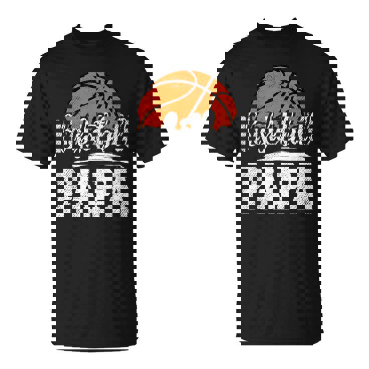 Basketball Papa Basketball Player Game Day Father's Day T-Shirt