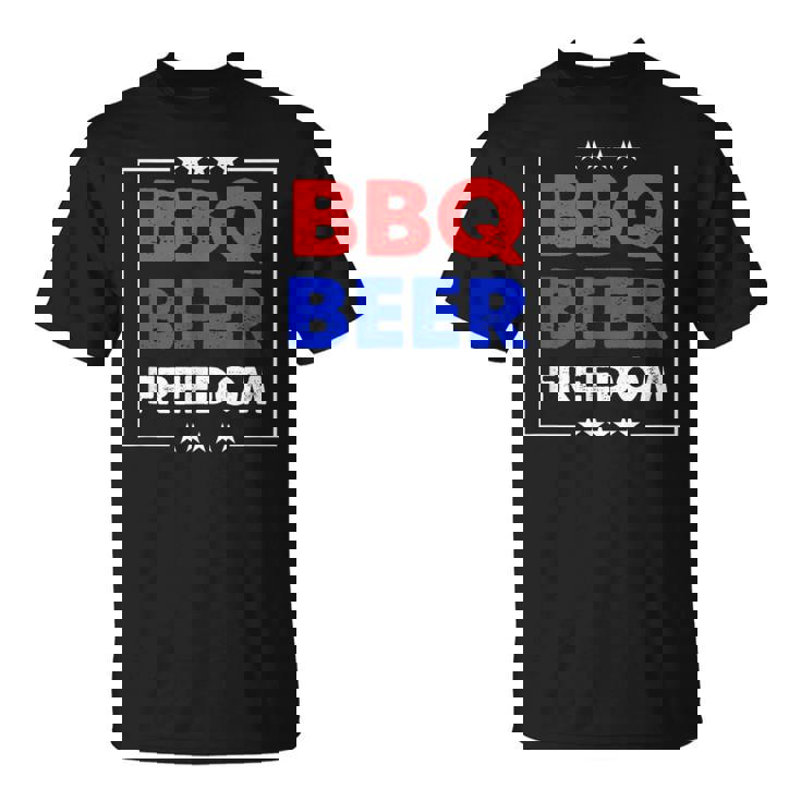Bbq Beer Freedom シャツ Tシャツ