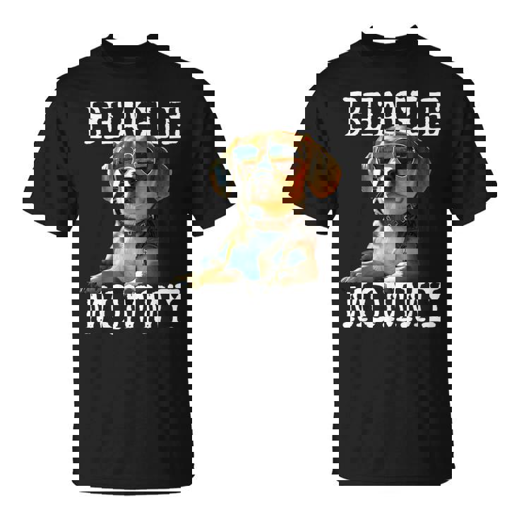 Beagle Mommyビーグル ママ フンデ ママについてつぶやく イングリッシュ・ビーグル ママ Tシャツ