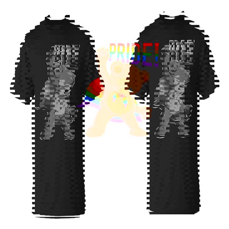 Bear I Lgbtq Flag I レインボー フラッグ I Gay Pride Tシャツ