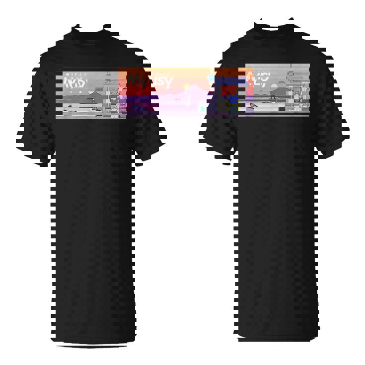 Beautifuleaside Town Hayama Unset Myusy Tシャツ