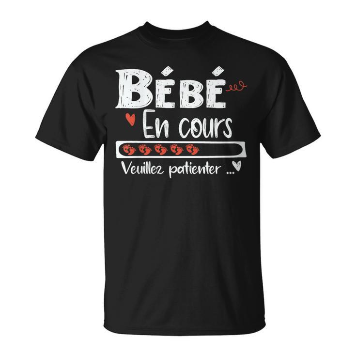 Bébé En Cours Annonce Grossesse Enceinte T-Shirt