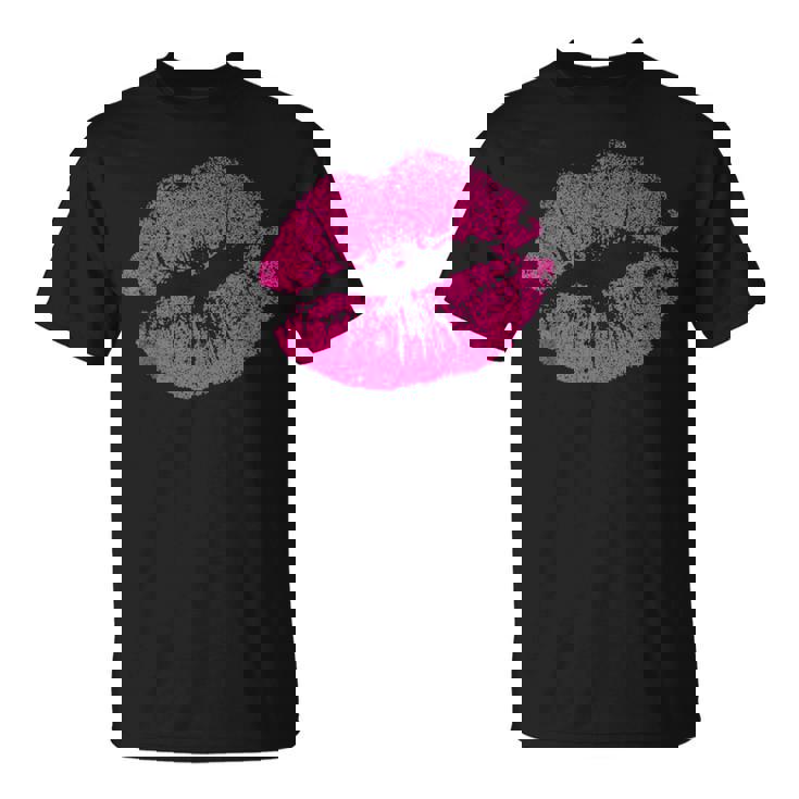 Besoexy Con Estampado De Labios Rosados Para Eseductoras Y Novias In Mangas Camiseta unisex