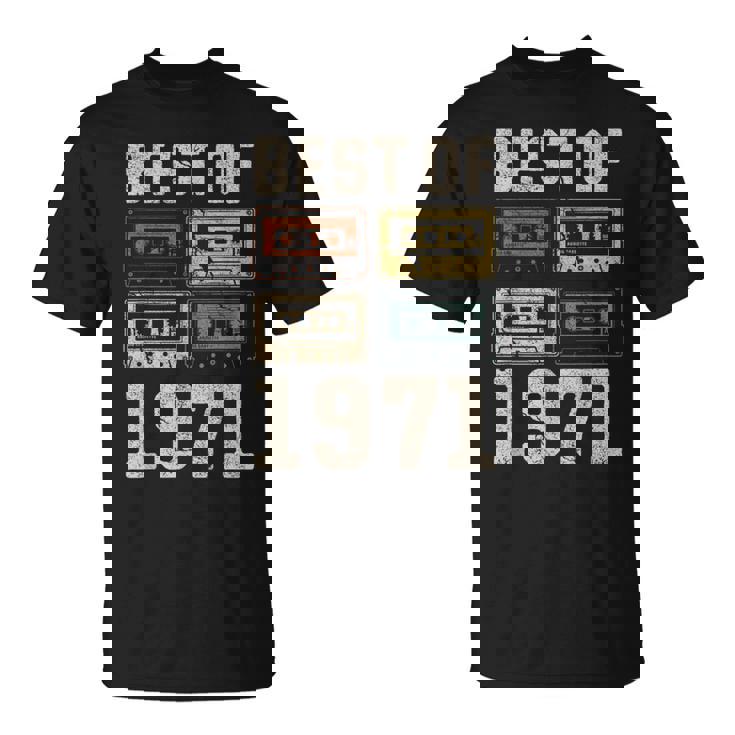 Best Of 1971 カセットテープ・レトロ 54歳の誕生日 Tシャツ