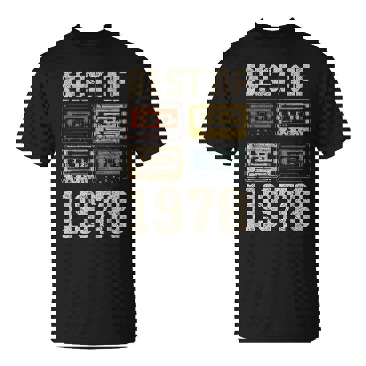 Best Of 1978 カセットテープ・レトロ 47歳の誕生日 Tシャツ