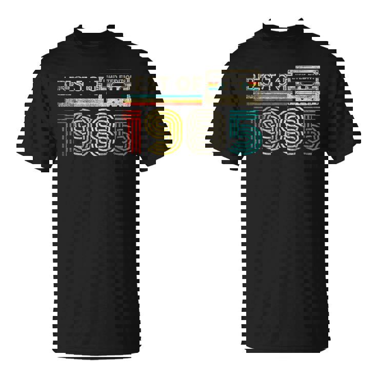 Best Of 1985 Classic Birthday 1985 Cassette Tapeintage Tシャツ