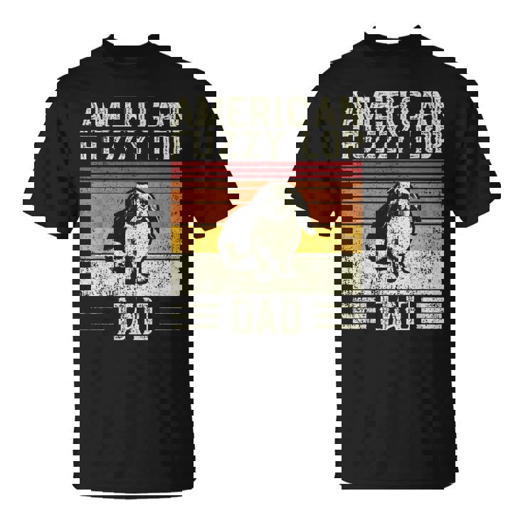 Best Rabbit Dad ヴィンテージアメリカンファジーロップ Tシャツ