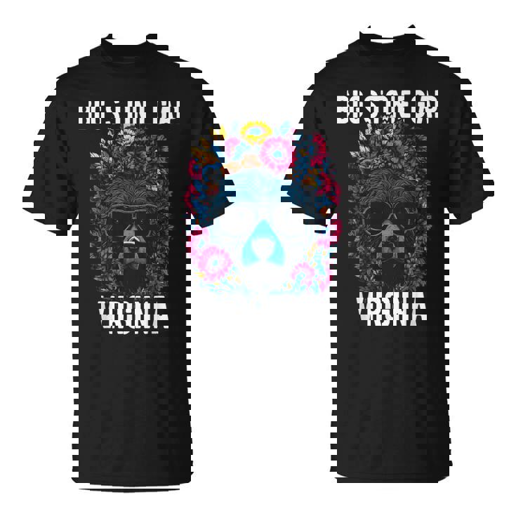 Bigtone Gap バージニア Usa クマと花のデザイン Tシャツ