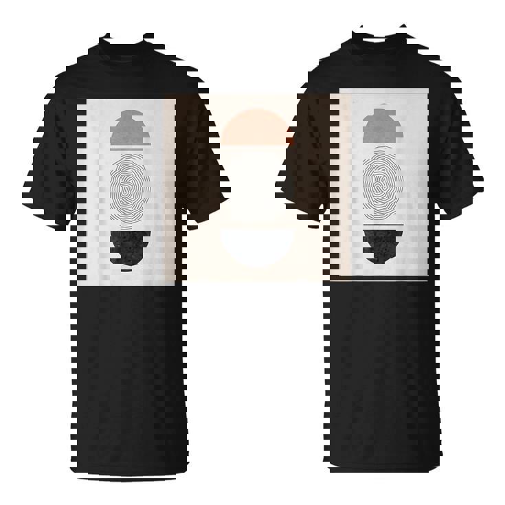 Boho 抽象形アート ミッドセンチュリー モダンアート Tシャツ