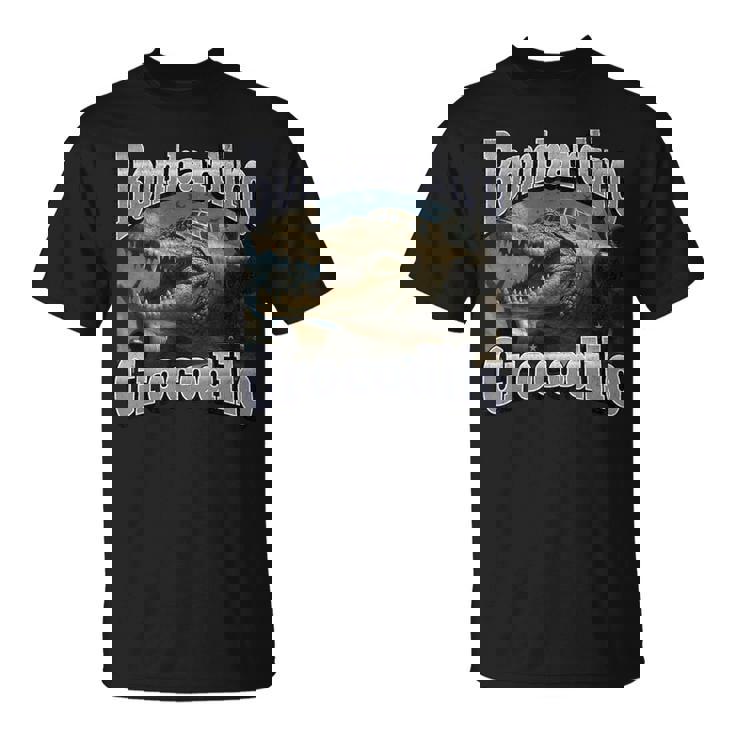 Bombadiro Crocodilo 面白いイタリアンブレインロットミームグラフィック Tシャツ