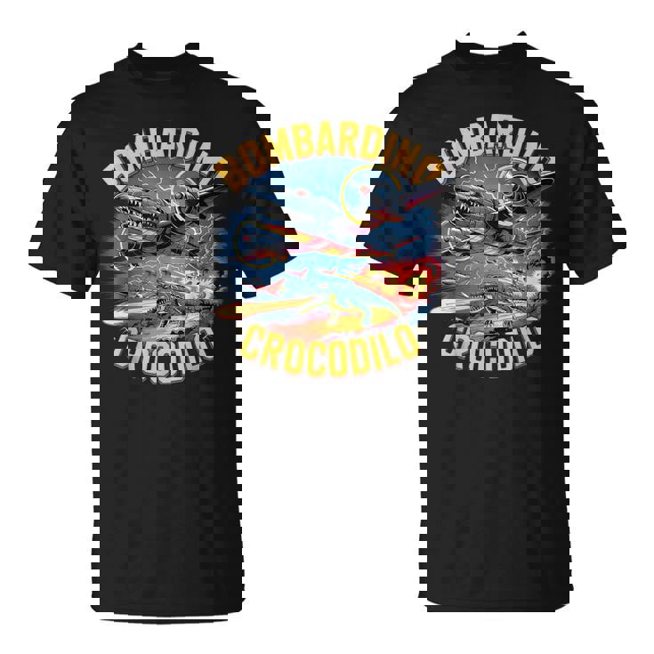 Bombardino Crocodilo Italian Brainrot Tシャツ