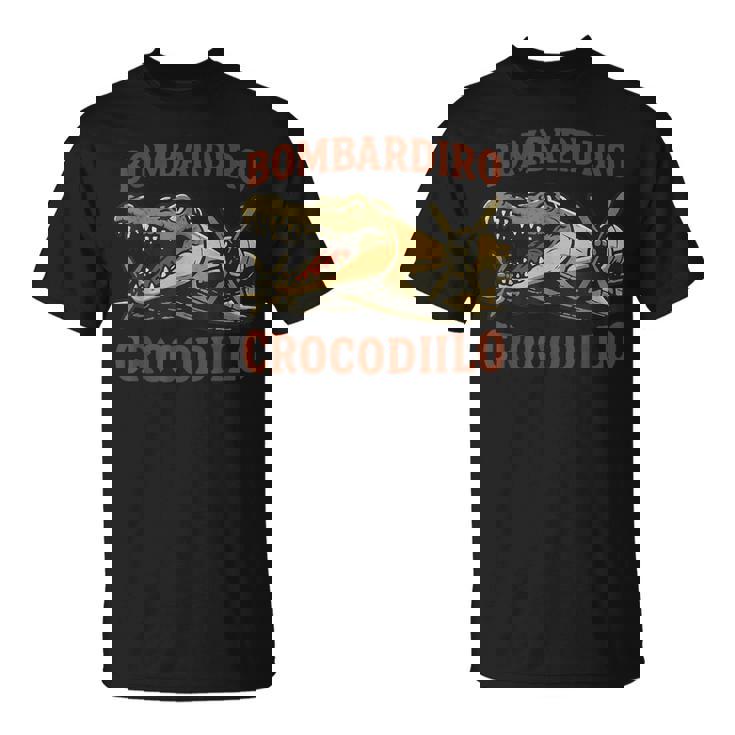 Bombardiro Crocodilo イタリアンブレインロットミーム Tシャツ
