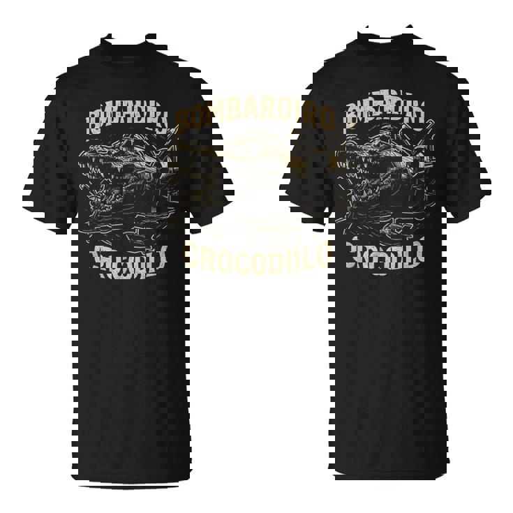 Bombardiro Crocodilo イタリアンブレインロットミーム Tシャツ