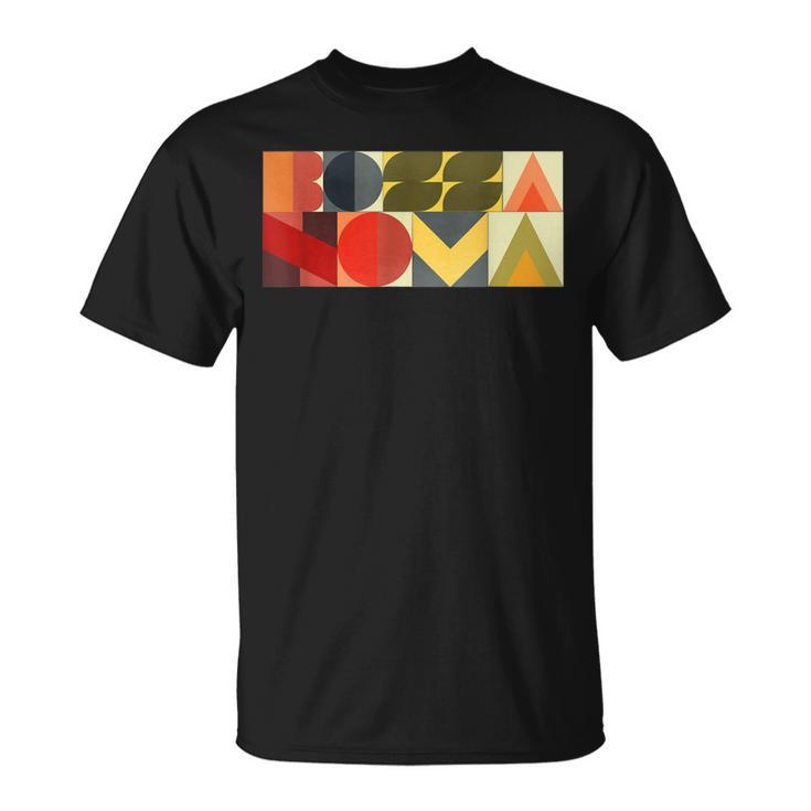 Bossa Nova Brasil Jazz Musiqueintage Typographie T-Shirt