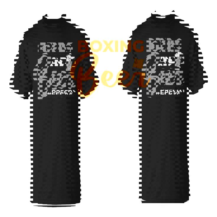 Boxing And Beer Perfectday ボクサー・ボクシング Tシャツ