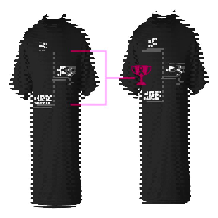 Breast Cancer Me Winner ブラケット インスピレーショナル啓発ギフト Tシャツ