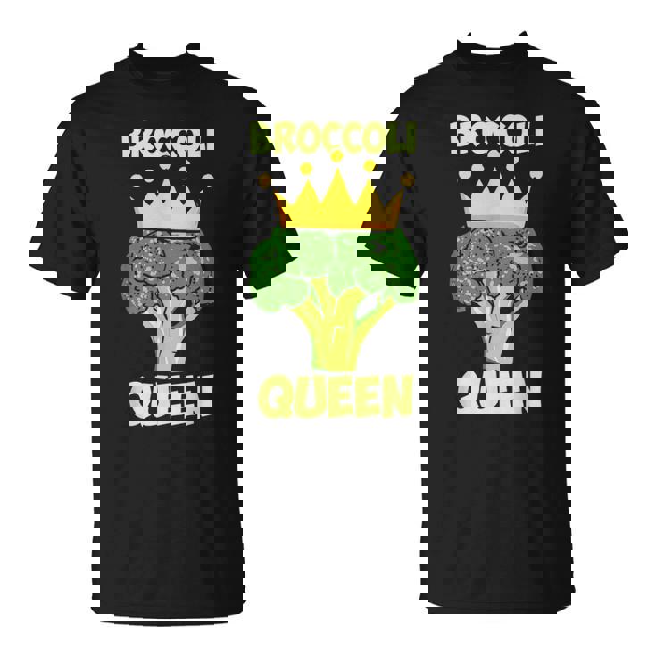 Broccoli Queen ブロッコリーの女王 ブロッコリー ベジタリアン・ベジタブル ブロッコリー Tシャツ
