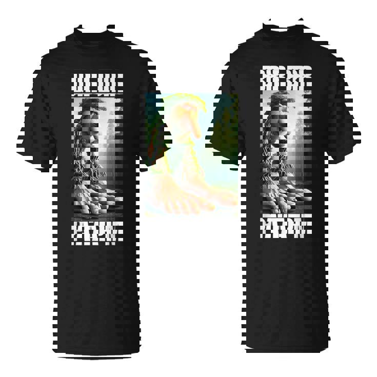 Brr Brr Patapim イタリアンブレインロットミーム Tシャツ