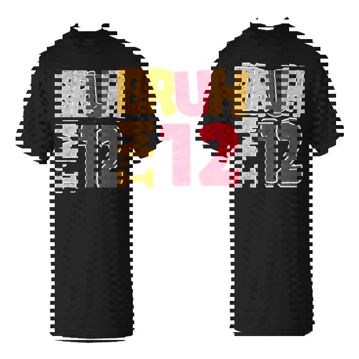 Bruh I'm 12歳 ギフト 男の子 女の子 It's My 12Th Birthday Tシャツ