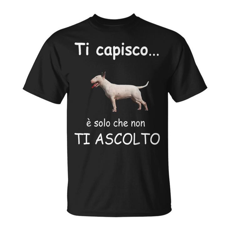 Bull Terrier Miniatura Cane Bull Terrier Miniatura Maglietta
