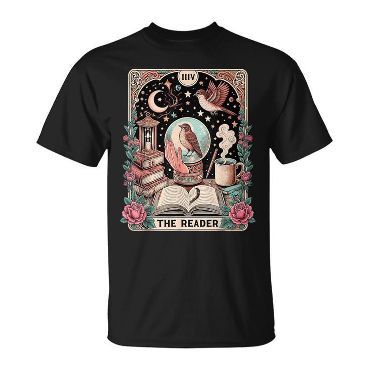 Camisa Con Cartas De Tarot De The Reader Divertida Amante De Los Libros Camiseta unisex