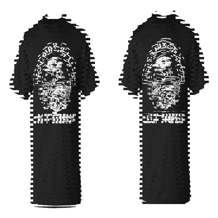 Campo De Golf Regalo Para Hombres Golfista Jugar Al Golf Camiseta unisex