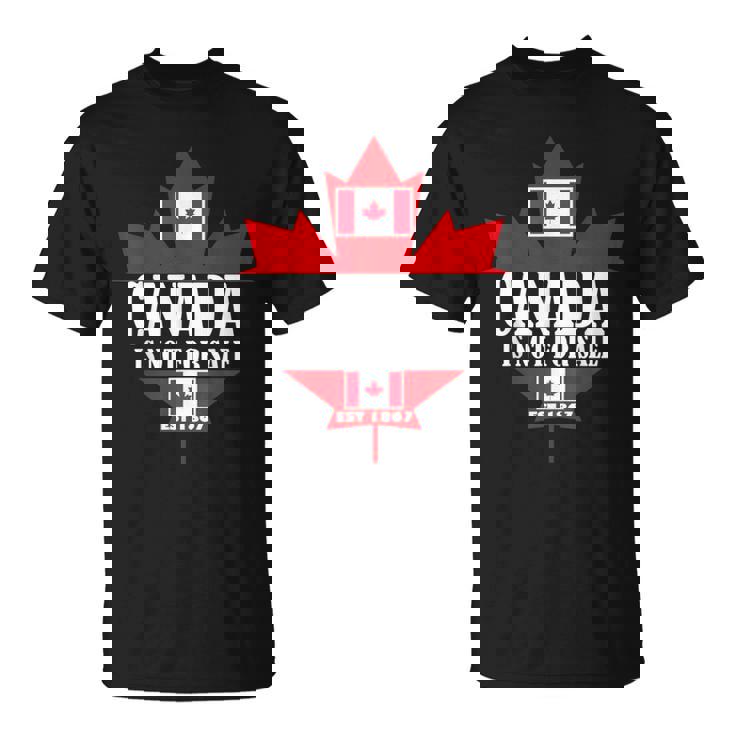 Canada Is Notale 1867 Dad Flag ゴルフビーバー 面白い帽子 Tシャツ