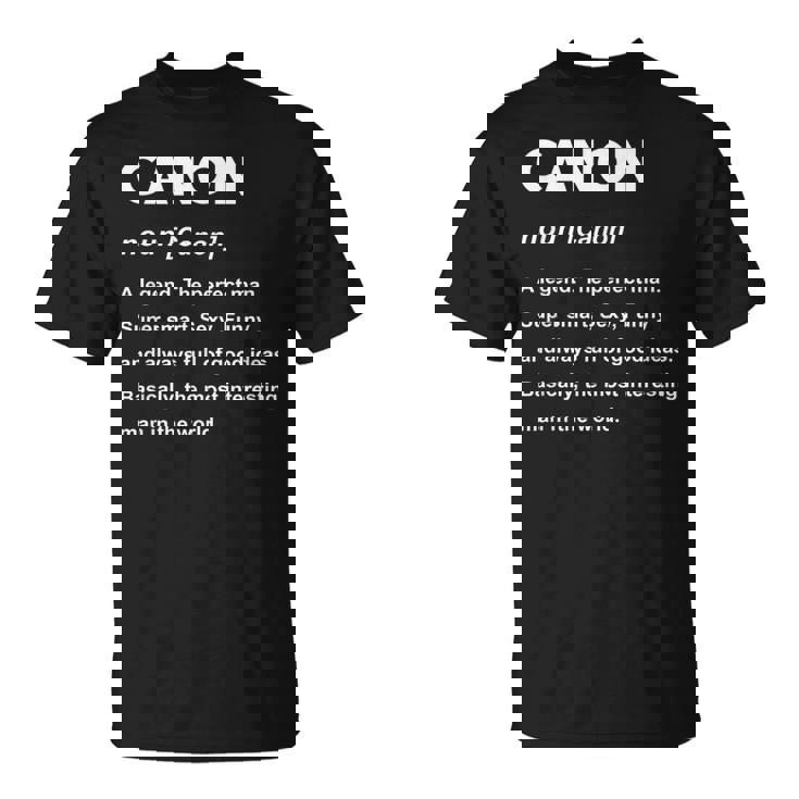 Canon ネームシャツ Tシャツ