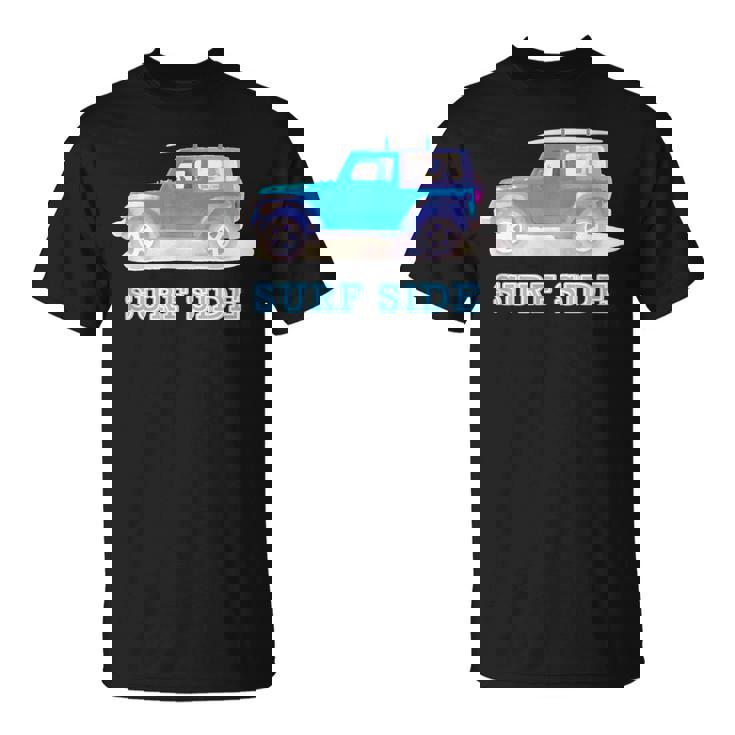 The Car On Theeaside【Surfide サーフサイド】車 サーフィン／サーファー 夏・海 Tシャツ