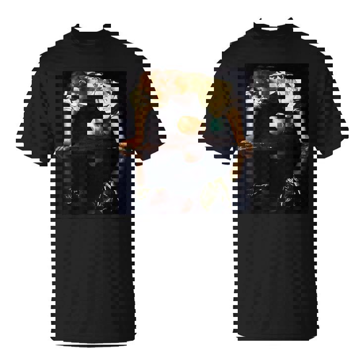 Caravaggioによるnarcissus（Narciso） Tシャツ