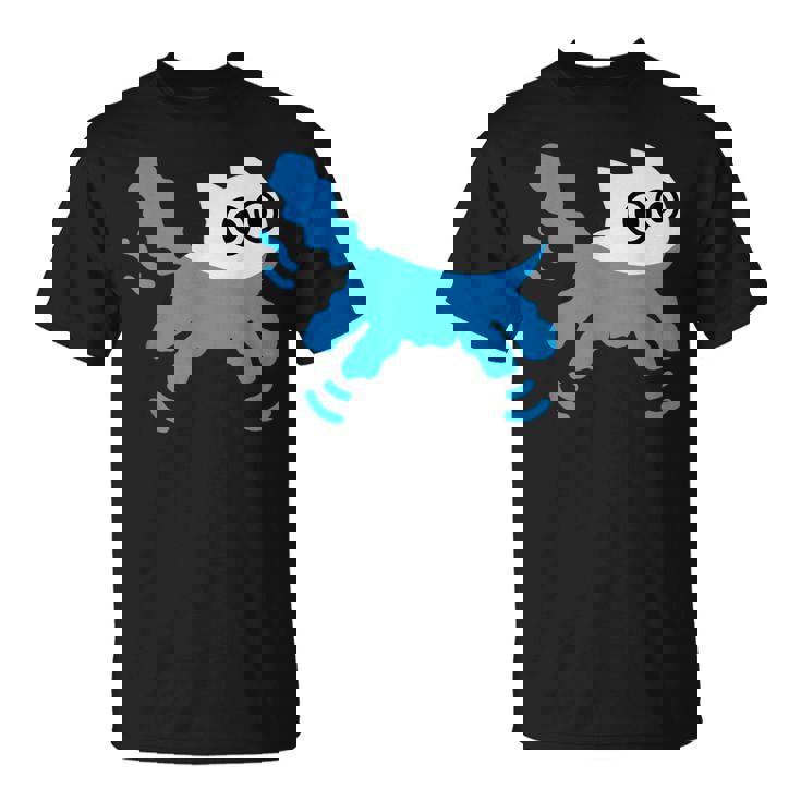 Catwimming Kitten In Water Cute Animalwimmer Tシャツ