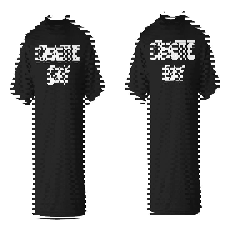 Chaotic Gay 面白い ゲイプライド ユーモア Lgbtq Gay Tシャツ