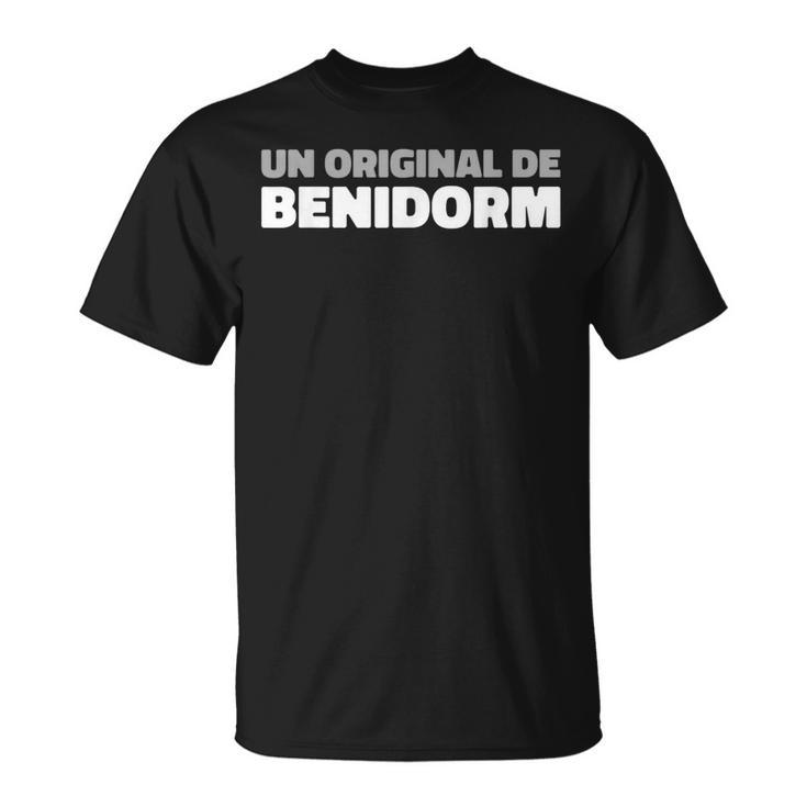 Ciudades España Residente Esp Español Benidorm Camiseta unisex