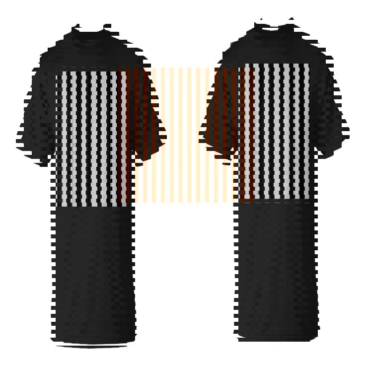 Color Of The Year 2024 -ピーチファズとブラックストライプ Tシャツ