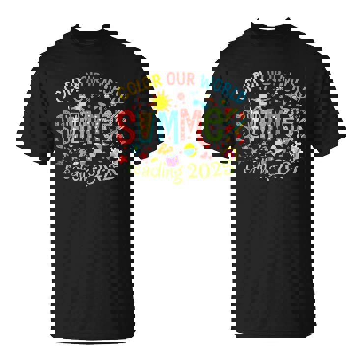 Color Our World Summer 2025 Summer Reading Program Book T-Shirt