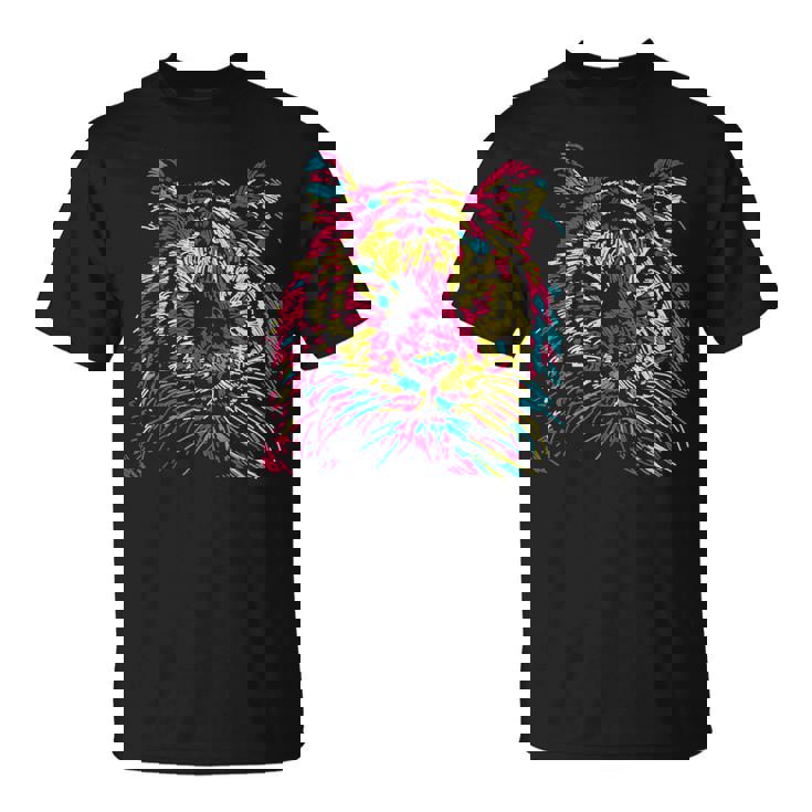 Colorful Tiger Tigers Fashion Graphic Tシャツ