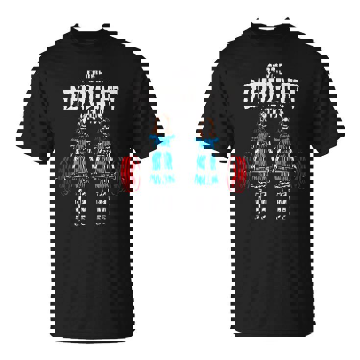 Come Deadlift With Us ウェイトリフティング ボディビルディング フィットネスジム Tシャツ