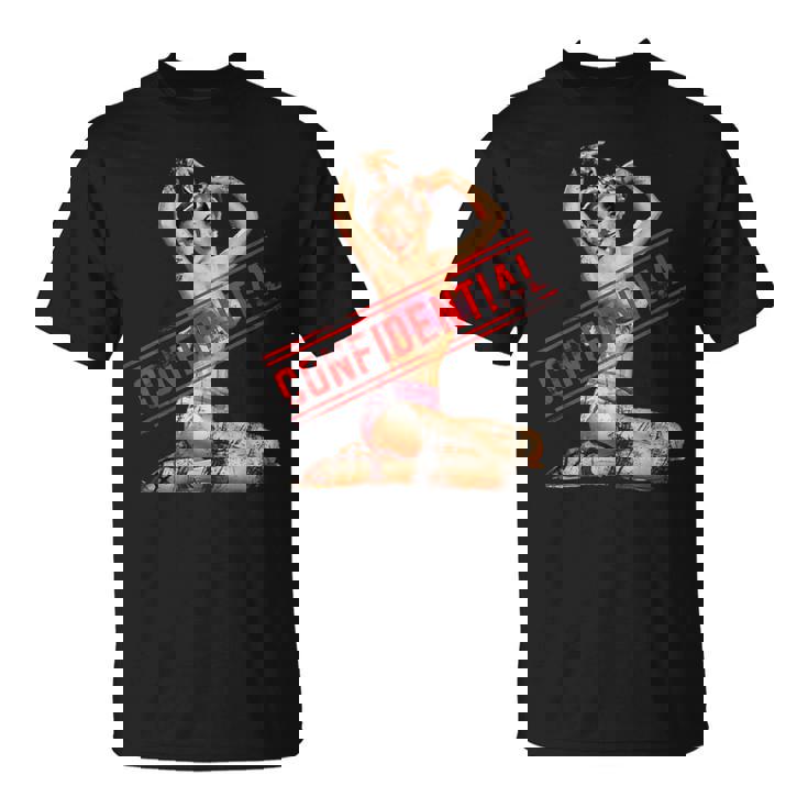 Confidential ピンナップガール Tシャツ