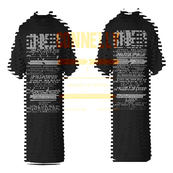 Connelly Completely Unexplainable Notices Everything But Won’T Say It Name T-Shirt