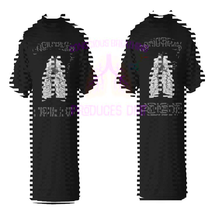 Conscious Breathing Produces Dmt分子トリッピーサイケデリック Tシャツ