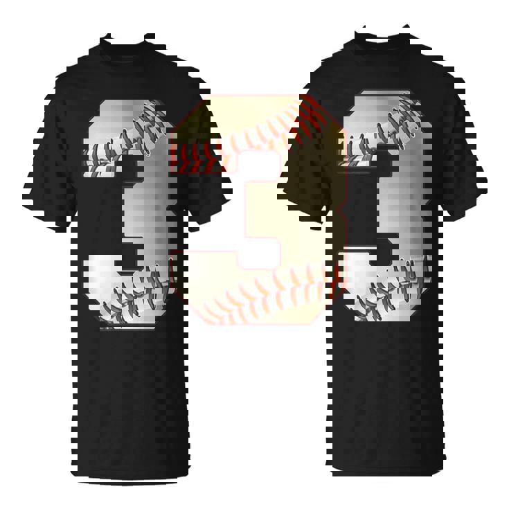 Cool 3 3番 数字 バースデーパーティー 3番目 野球 誕生日 Tシャツ