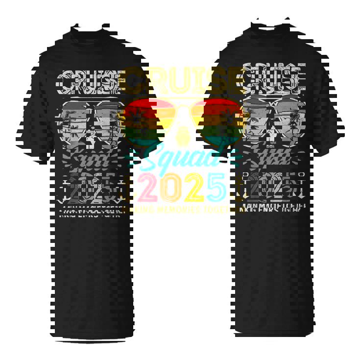Cruise Squad 2025 Family Group Matching Summer Vacation T-Shirt